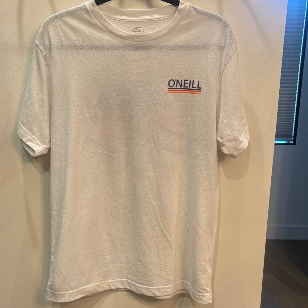 O'Neill Men’s Large White Tee with Logo